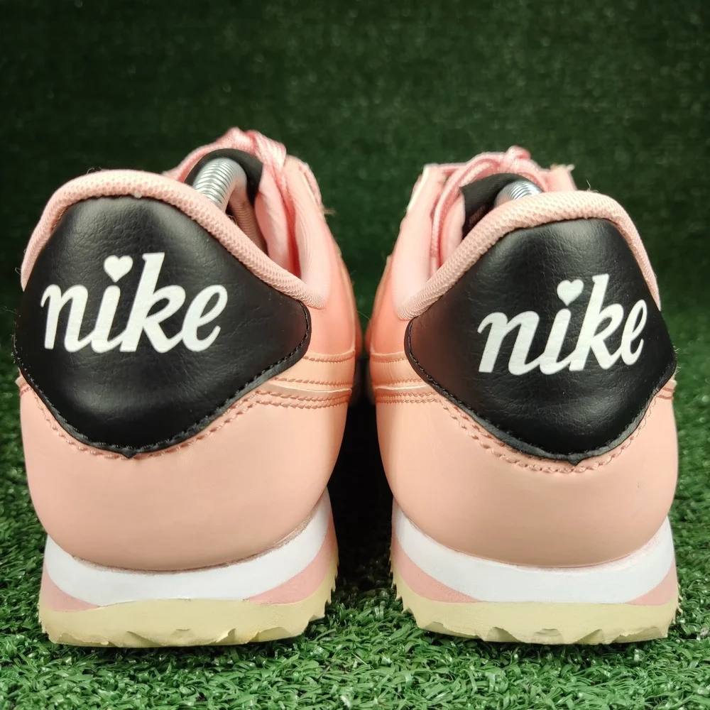 Nike Shoes Kids 5.5Y Pink Cortez‎ Basic SL GS AV3519-600 Satin Low Top Sneakers